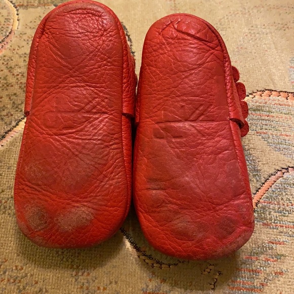 Bird rock baby Classic Hibiscus Baby’s Moccasins size 4 - Picture 5 of 7